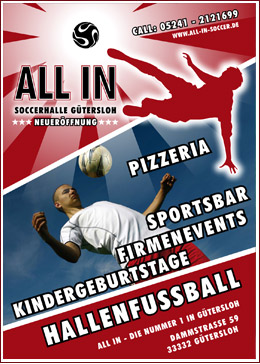 ALL IN SOCCERHALLE Gütersloh